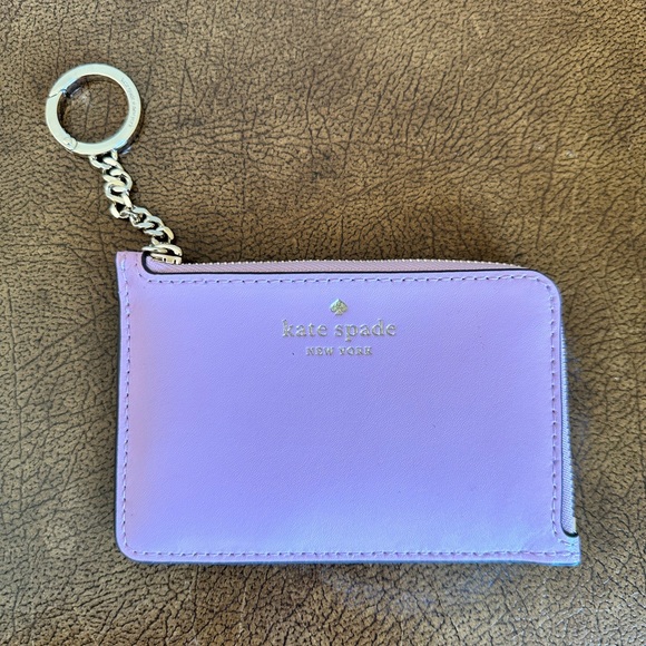 Kate Spade key chain light pink wallet - Picture 2 of 3